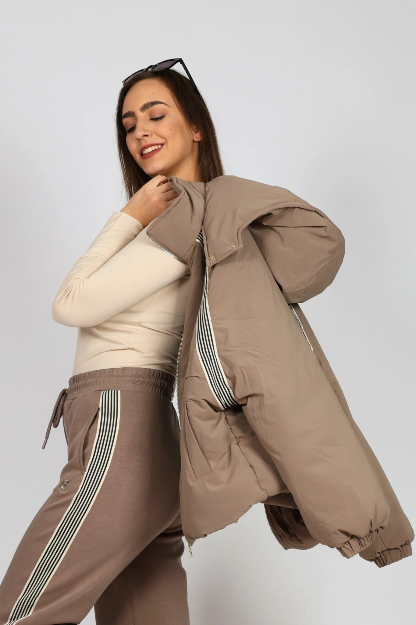 Дамски Комплект от 3 Части, Кафяв So Cute Roberto Fashion Store One piece SOC0512SETBRO3PCS S