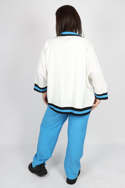 Дамски Комплект от 3 части, Син Roberto Fashion Store Set RBRF1803SETTRPLBLU44 Blue 44 EU