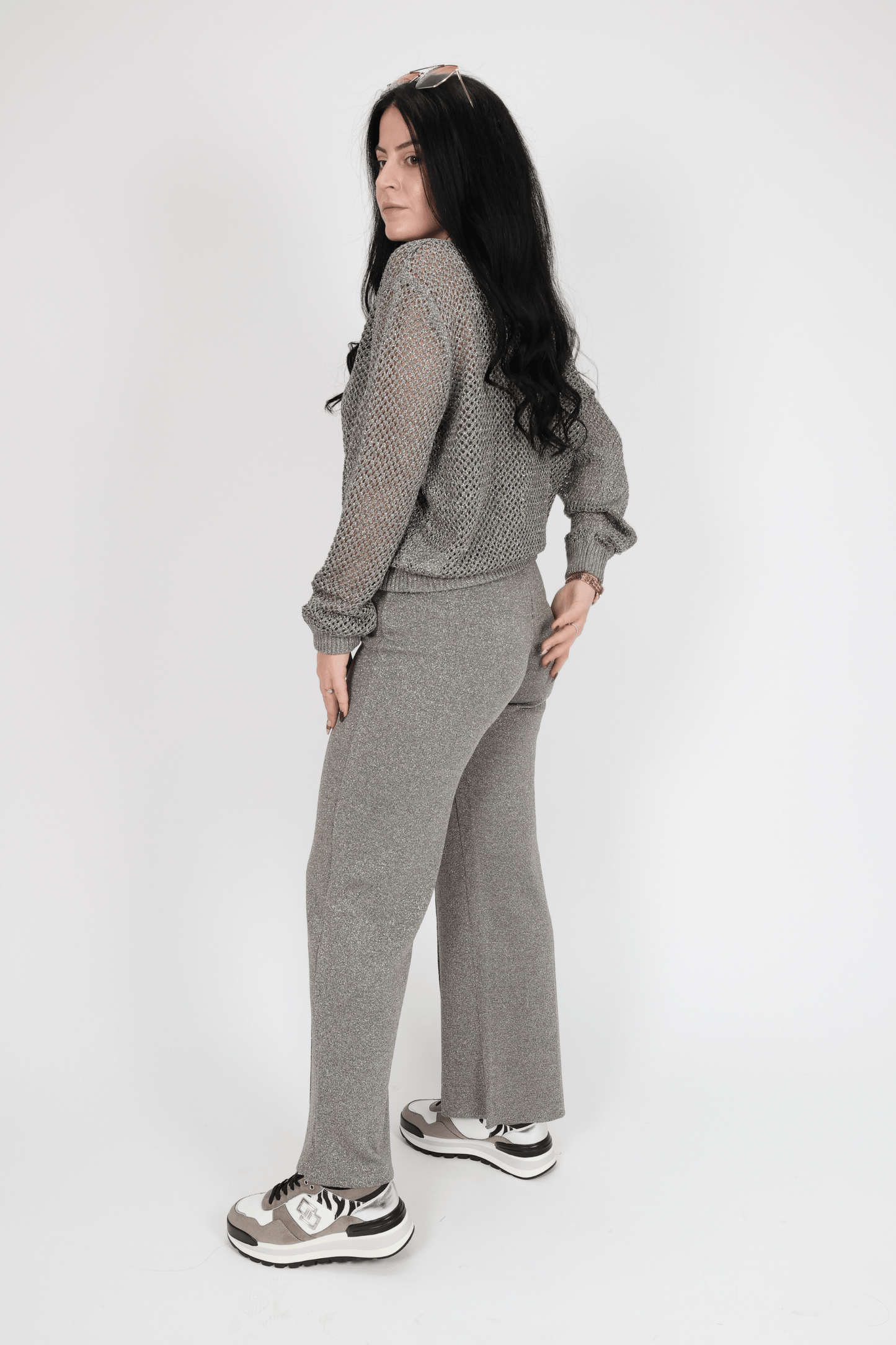 Дамски Комплект от 3 Части, Сив Roberto Fashion Store Set K0L1M2S S INTL Cotton