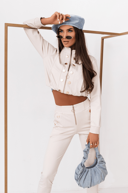 Дамски Комплект Premium Excellence - Ясен Бежов с вискоза и еластан LaBalancia Roberto Fashion Store Set 5907378519491 XS/S