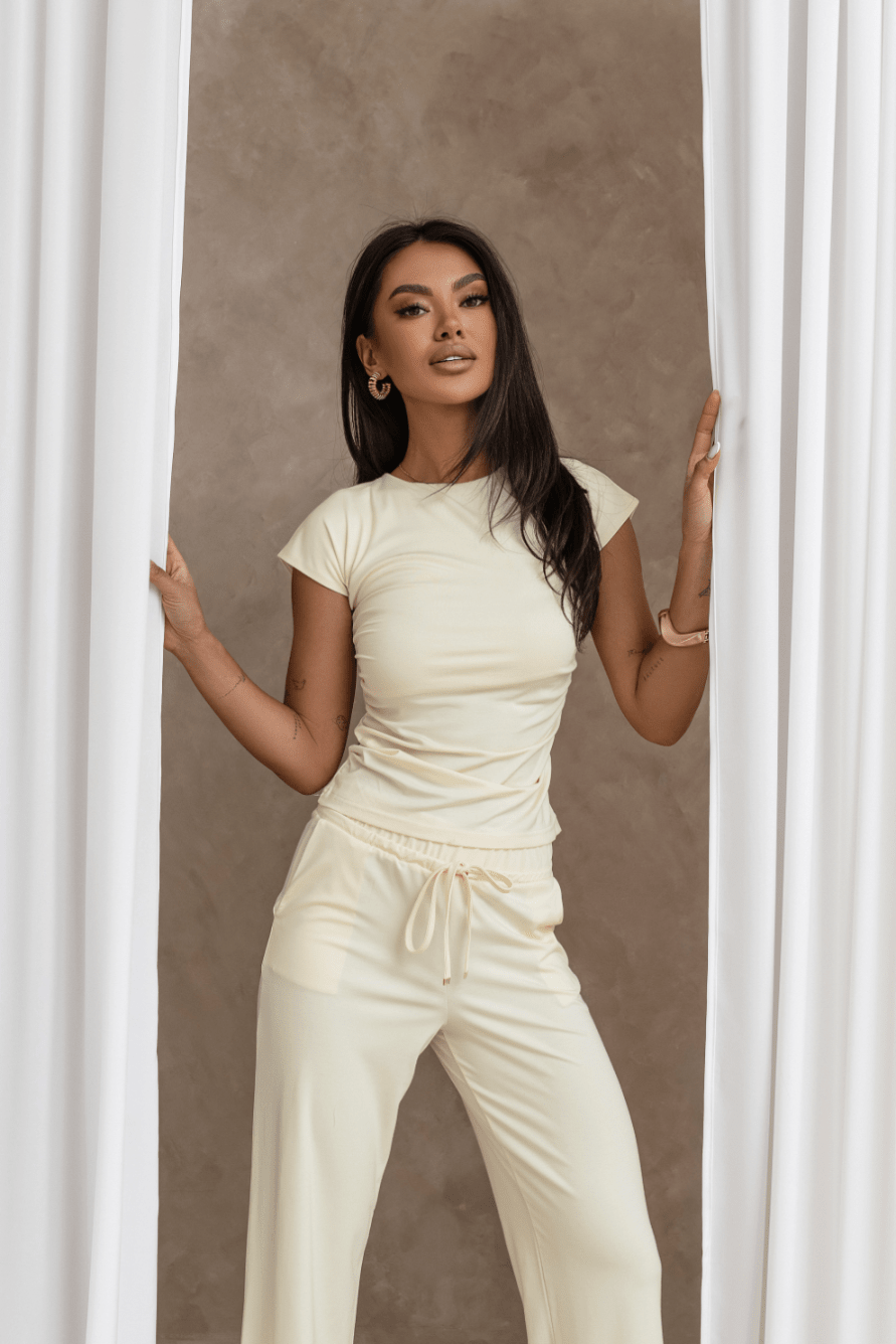 Дамски комплект SHIRA – Облекло, Марка SHIRA, Жълт LaBalancia Roberto Fashion Store Set 5907378521708 XS/S