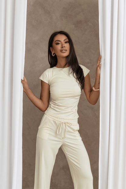 Дамски комплект SHIRA – Облекло, Марка SHIRA, Жълт LaBalancia Roberto Fashion Store Set 5907378521708 XS/S