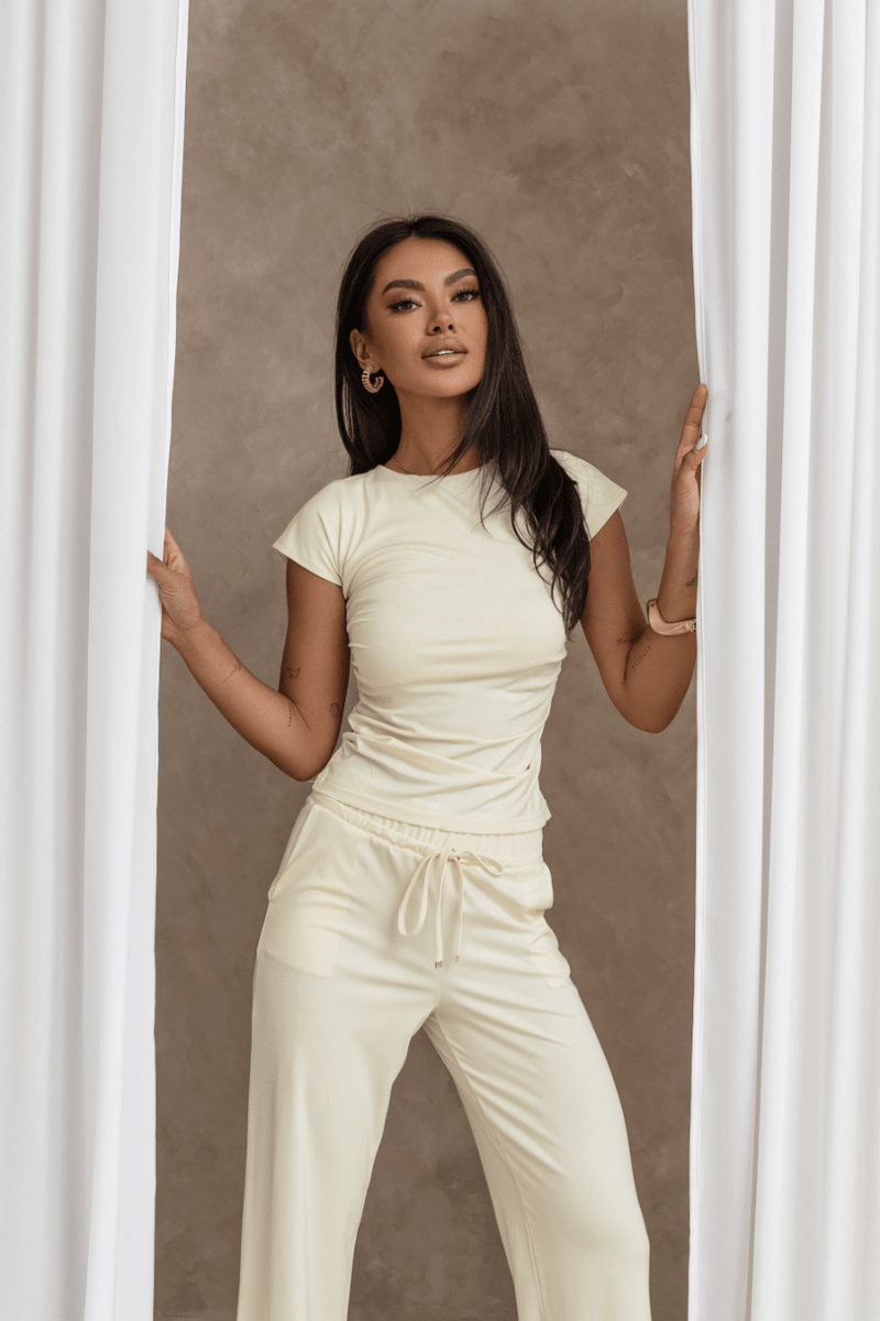 Дамски комплект SHIRA – Облекло, Марка SHIRA, Жълт