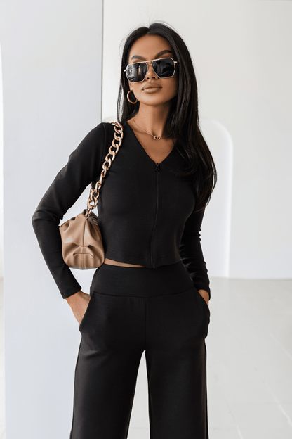 Дамски Комплект WILLOW - Облекло, Бранд WILLOW, Черен LaBalancia Roberto Fashion Store Set 5907378520725 XS/S