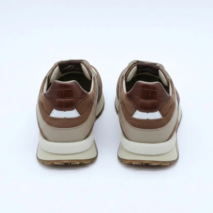 Дамски Кожени Спортни Сникърси с текстил, Кафяв Roberto&Co Roberto Fashion Store Sneakers NUS0402SNEBROTEX37 37