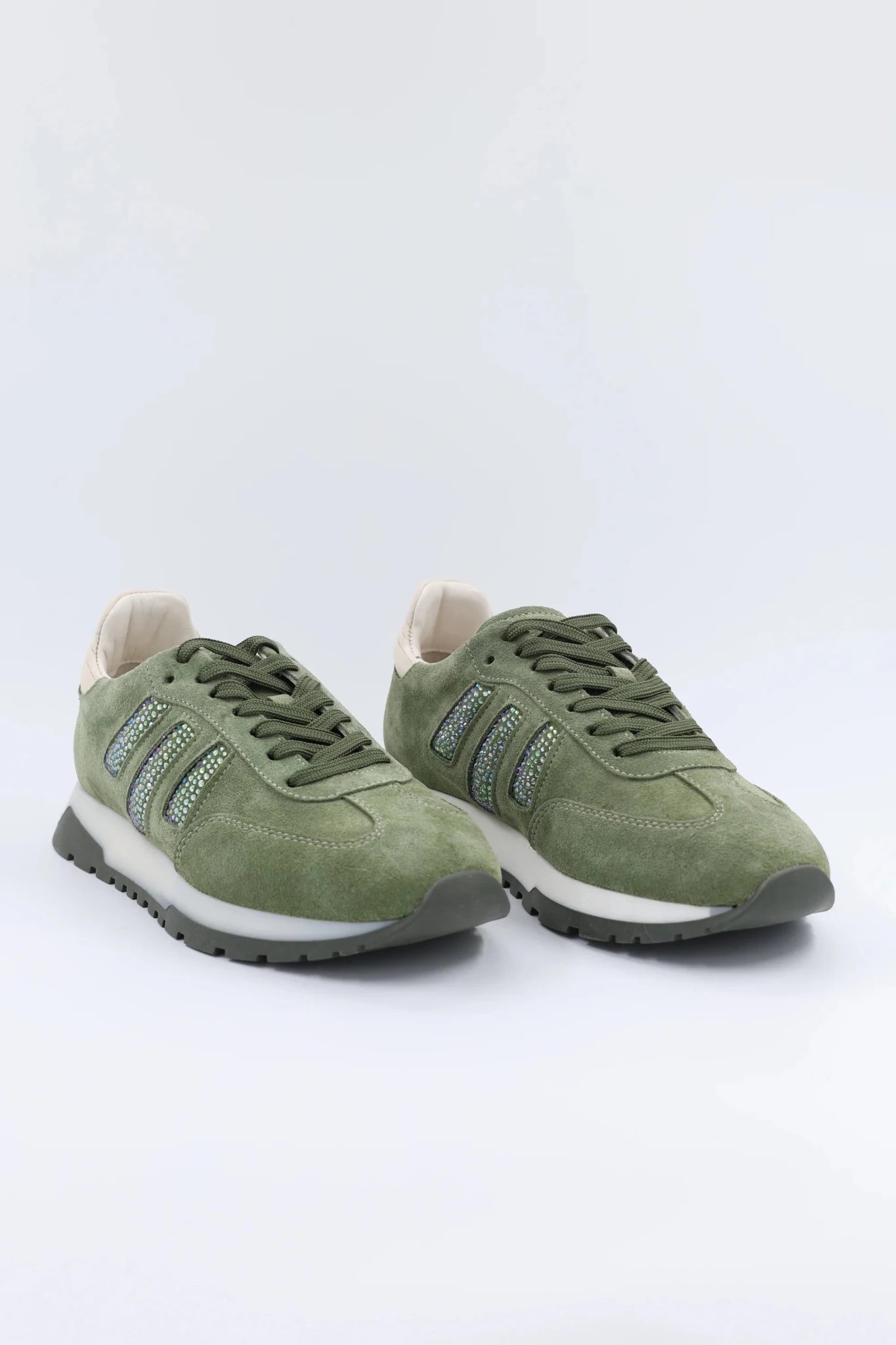 Дамски Кожени Спортни Сникърси, Зелен Roberto&Co Roberto Fashion Store Sneakers NUS0402SNEGRESTO37 37