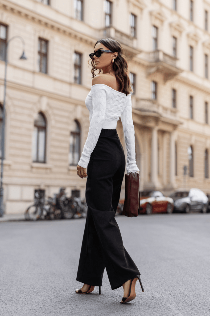 Дамски панталон FERN – Черен, 95% вискоза, еластичен, S–L LaBalancia Roberto Fashion Store Set 5907378515837 S