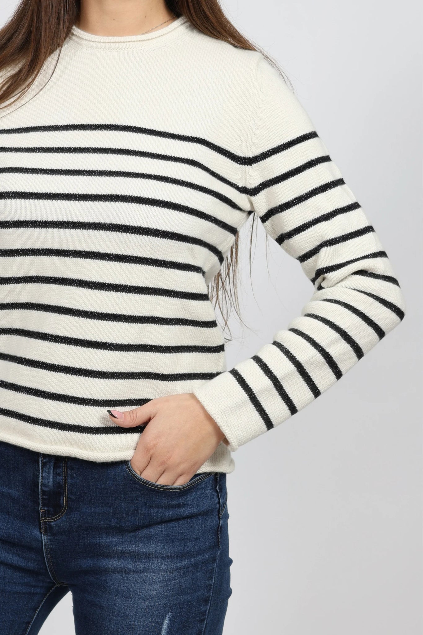 Дамски Пуловер, Бежов Serianno Collection S Roberto Fashion Store One piece SER0812SWTSTRKNIS S