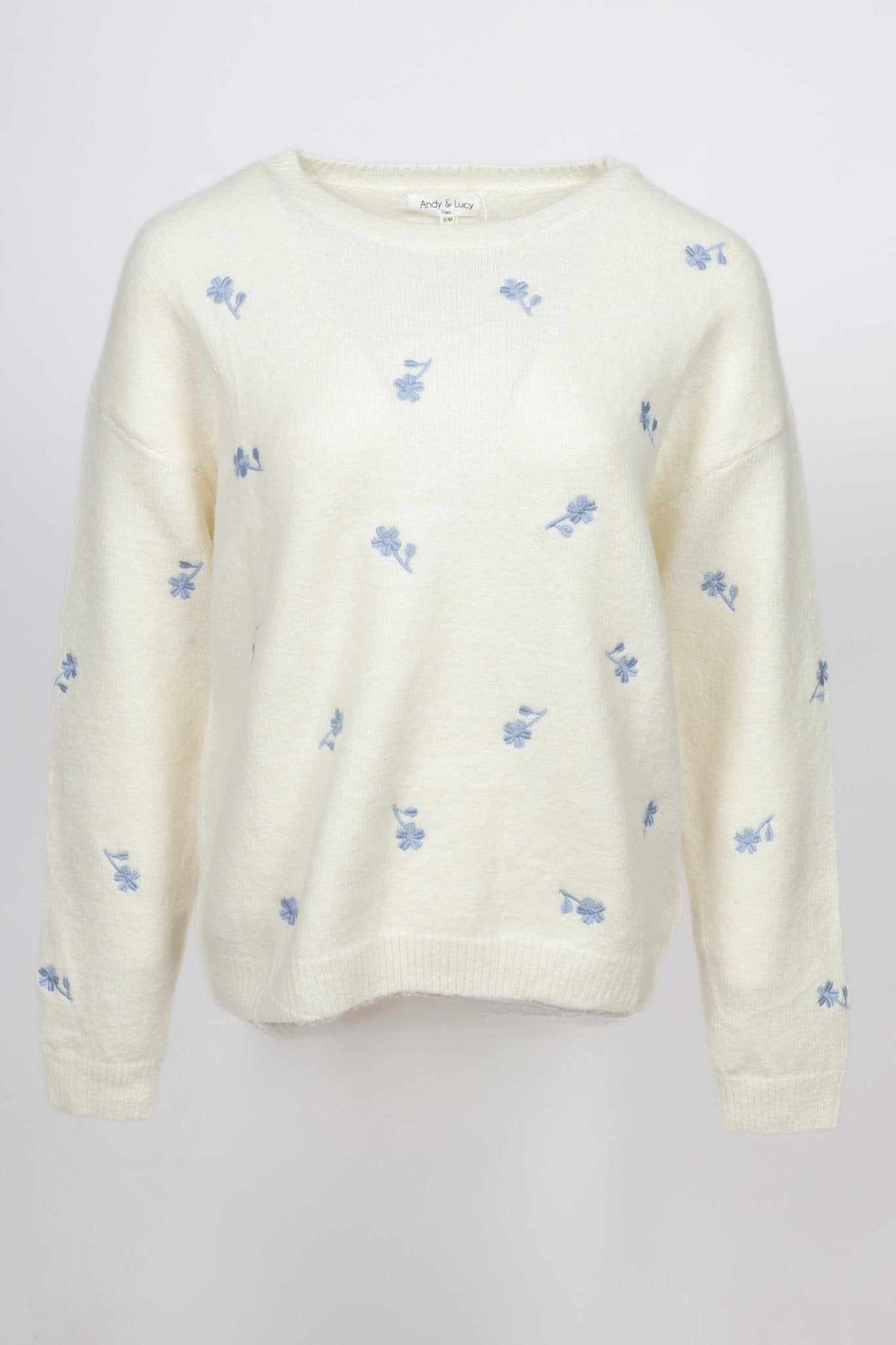 Дамски Пуловер, Екрю Andy & Lucy Paris Roberto Fashion Store Sweater ANL1311SWEWHIPLMSM S - M