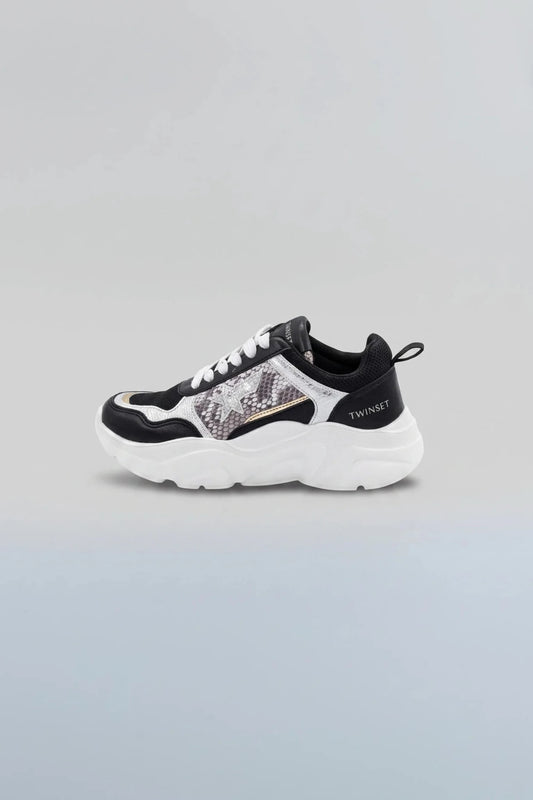 Дамски Сникърси, Черен Twinset Roberto Fashion Store Sneakers 222TJT01E1040536 36
