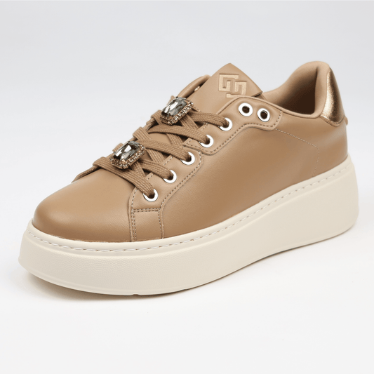 Дамски Сникърси, Камел Gold&Gold Roberto Fashion Store Sneakers GNG1110SHOCAM97136 36