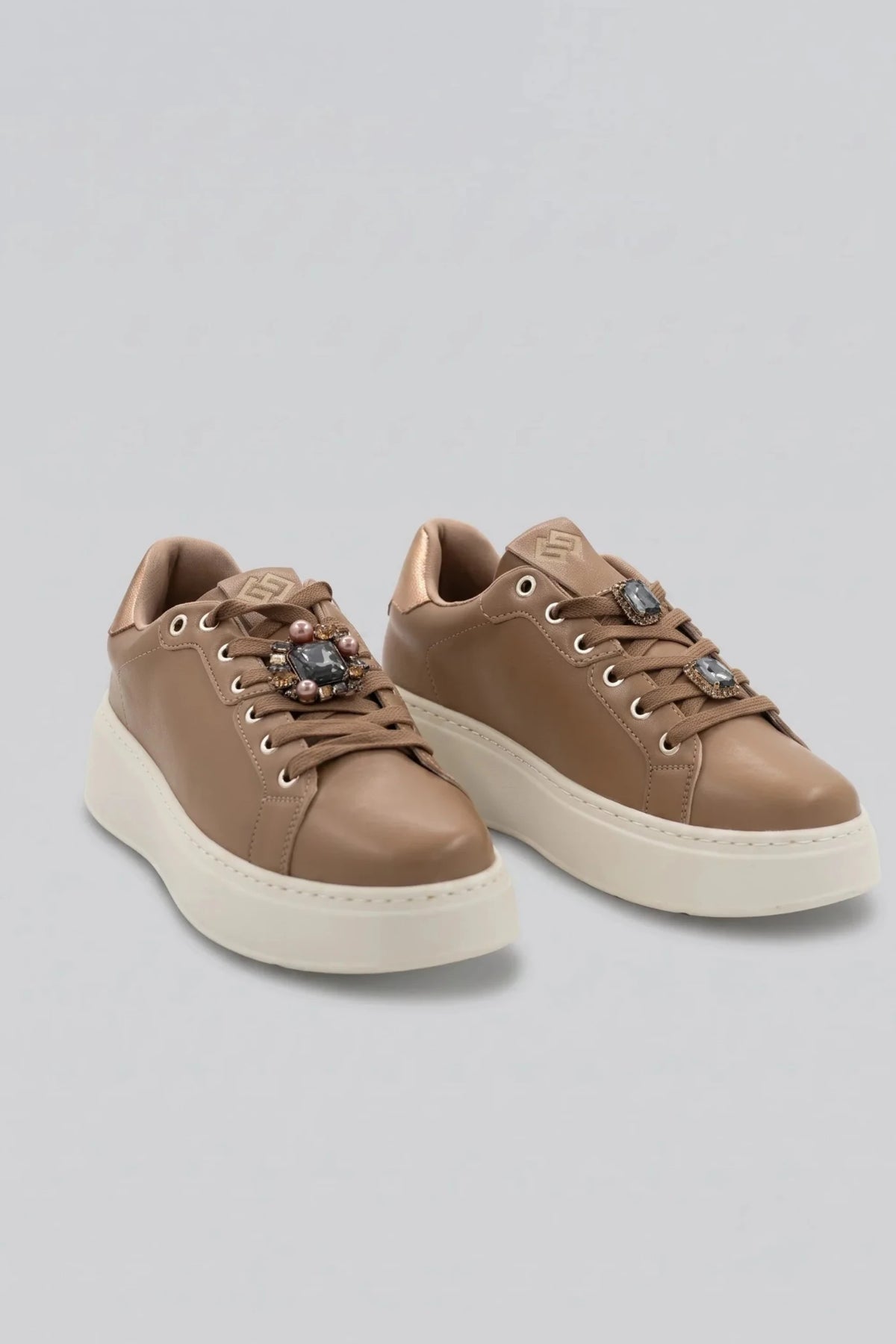 Дамски Сникърси, Камел Gold&Gold Roberto Fashion Store Sneakers GNG1110SHOCAM97136 36