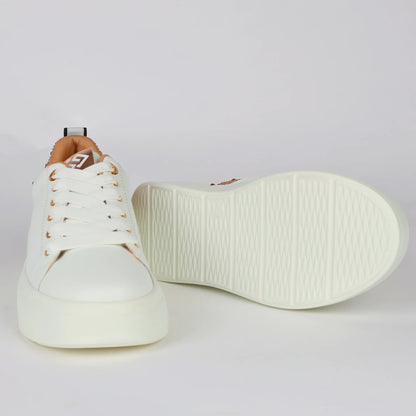 Дамски Сникърси с камъни, Бял Gold&Gold Roberto Fashion Store Sneakers GNG1012SNKWHISTO36 36