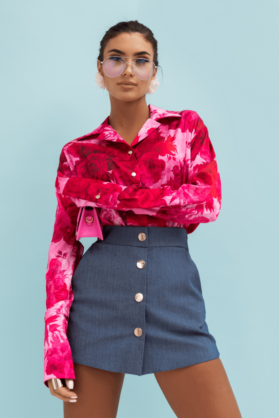 Дамски шорти в небесно синьо - BLISS Denim LaBalancia Roberto Fashion Store Set 5907378518135 S