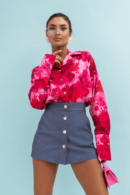 Дамски шорти в небесно синьо - BLISS Denim LaBalancia Roberto Fashion Store Set 5907378518135 S