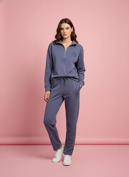 Дамски Спортен Комплект от 2 части с Модал, Лилав So Cute Roberto Fashion Store Set SOC1302SETLILMODS S