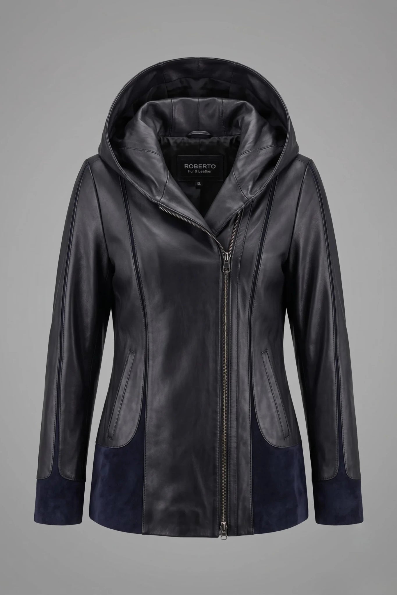 Дамско кожено яке Siena, тъмносиньо Roberto&Co Roberto Fashion Store Jacket LEA2505JCKNAVVLR-XS XS