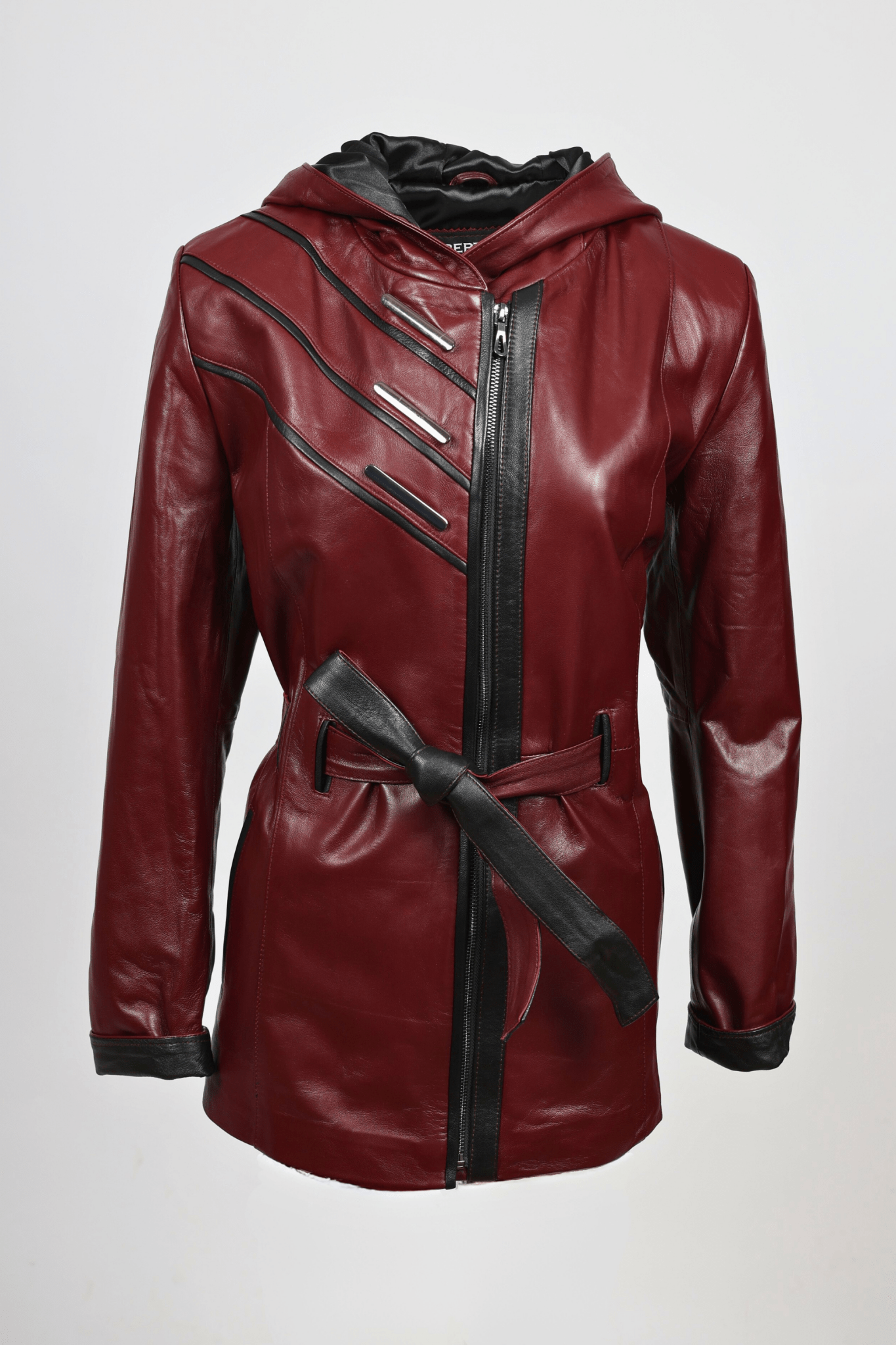 Дамско Кожено Яке, Червен Roberto Fashion Roberto Fashion Store Jacket LEA2511JCKBORBLTM XS