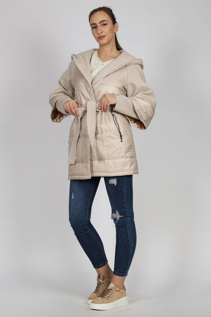 Дамско Палто, Бежов Roberto Fashion Roberto Fashion Store One piece AGS0612COABEISPT38 38