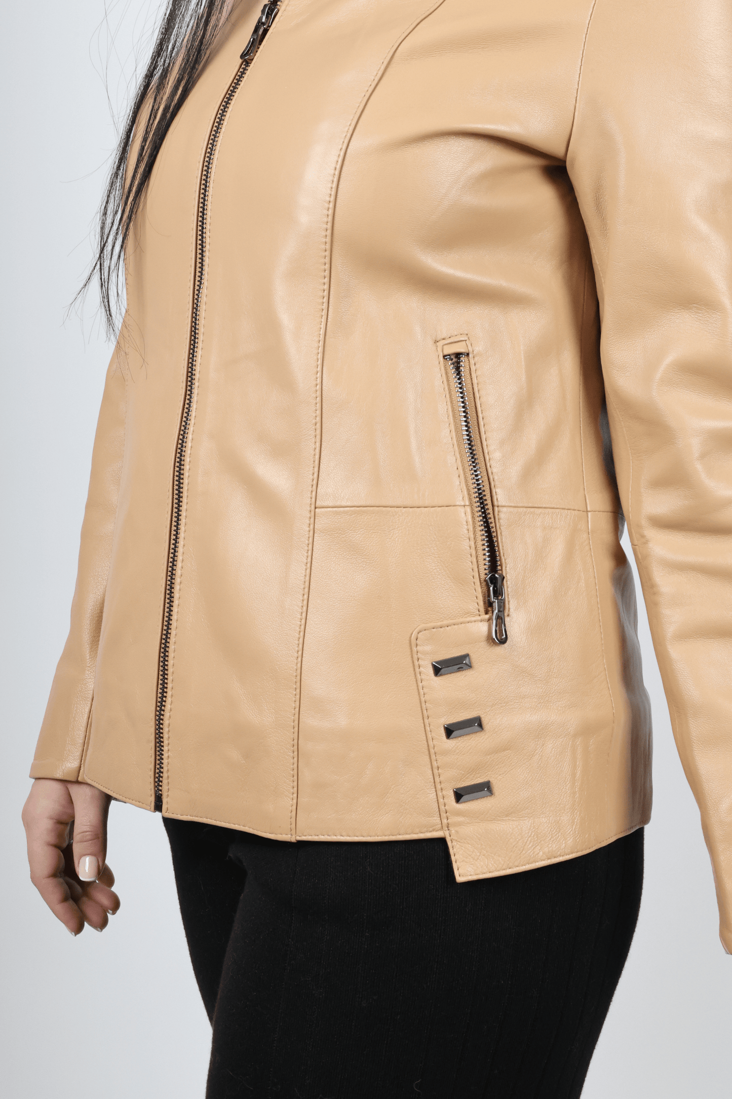 Дамско Яке, Бежов Roberto Fashion Store Jacket ROBE1180 L INTL Beige