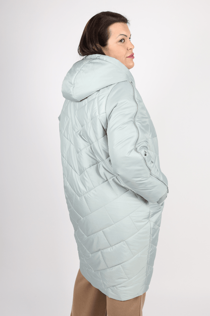 Дамско Яке, Зелен Roberto Fashion Store Coat ROBJCKMINT120342 42 EU Green