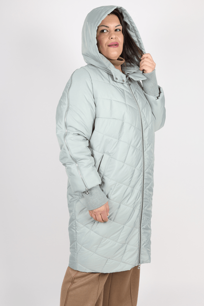 Дамско Яке, Зелен Roberto Fashion Store Coat ROBJCKMINT120342 42 EU Green