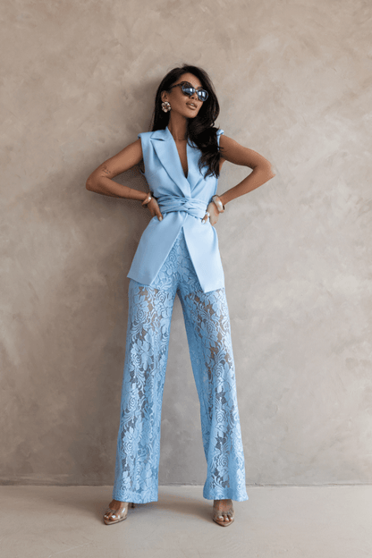 Комплект AURA - Небесносиньо LaBalancia Roberto Fashion Store T-shirt 5907378520954 XS/S