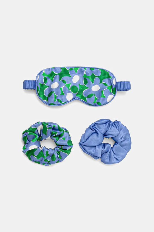 Комплект копринена маска за сън и два ластика за коса Medicine Roberto Fashion Store Sleep mask RW26-GEU102-MLA-ONE One Size INTL