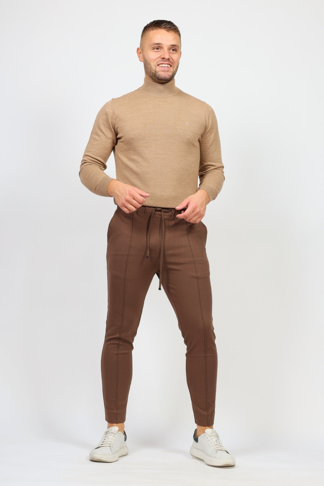 Мъжки Панталон, Кафяв Giotelli Roberto Fashion Store Sneakers GIO1111TRSBRWSLM30 30 Кафяв