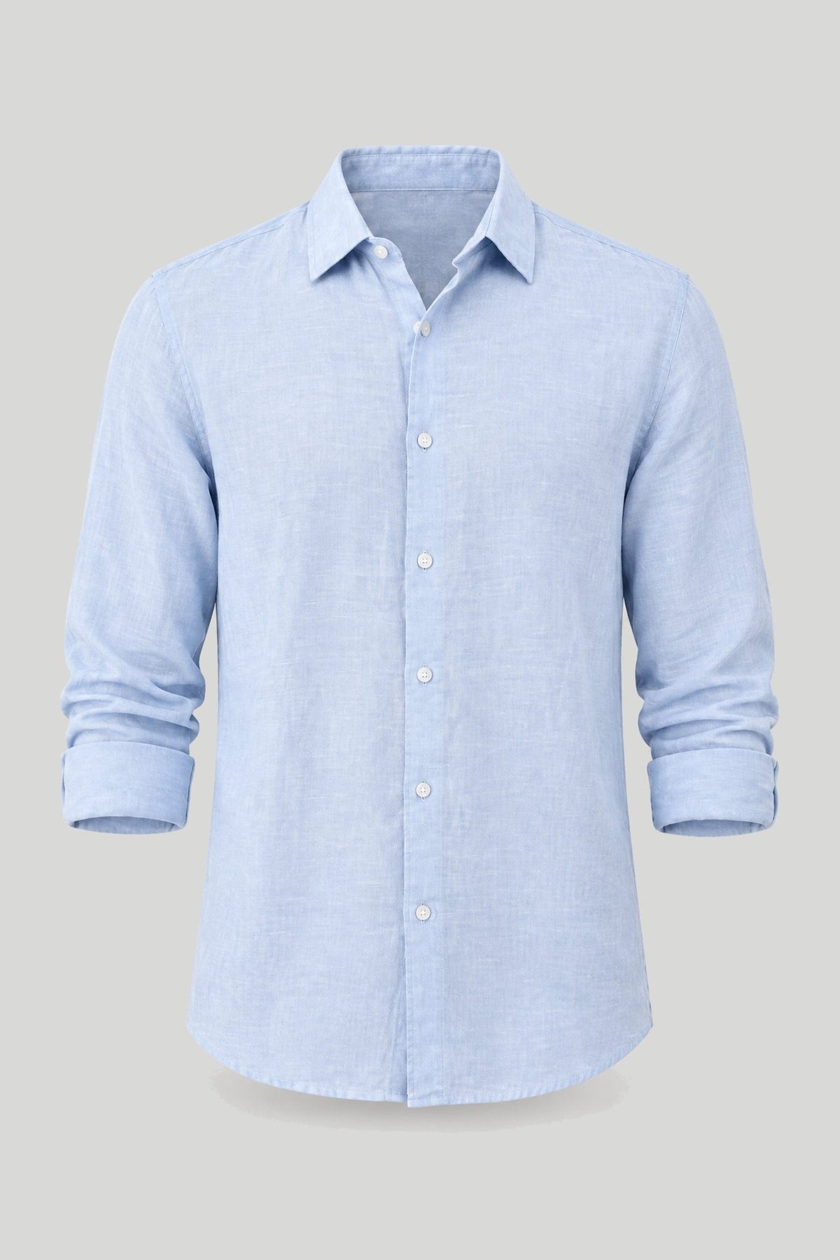 Мъжка ленена риза за плаж в светло син цвят Medicine Roberto Fashion Store Shirt RS25KDM090-05M-S S