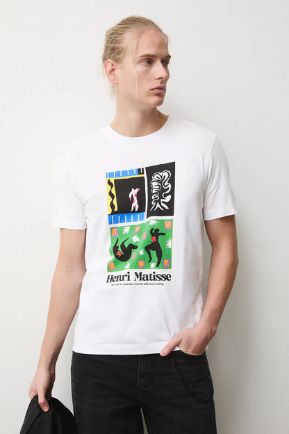 Мъжка тениска "Nature" с абстрактен арт принт Medicine Roberto Fashion Store T-shirt RS26TSM251-00X-M M
