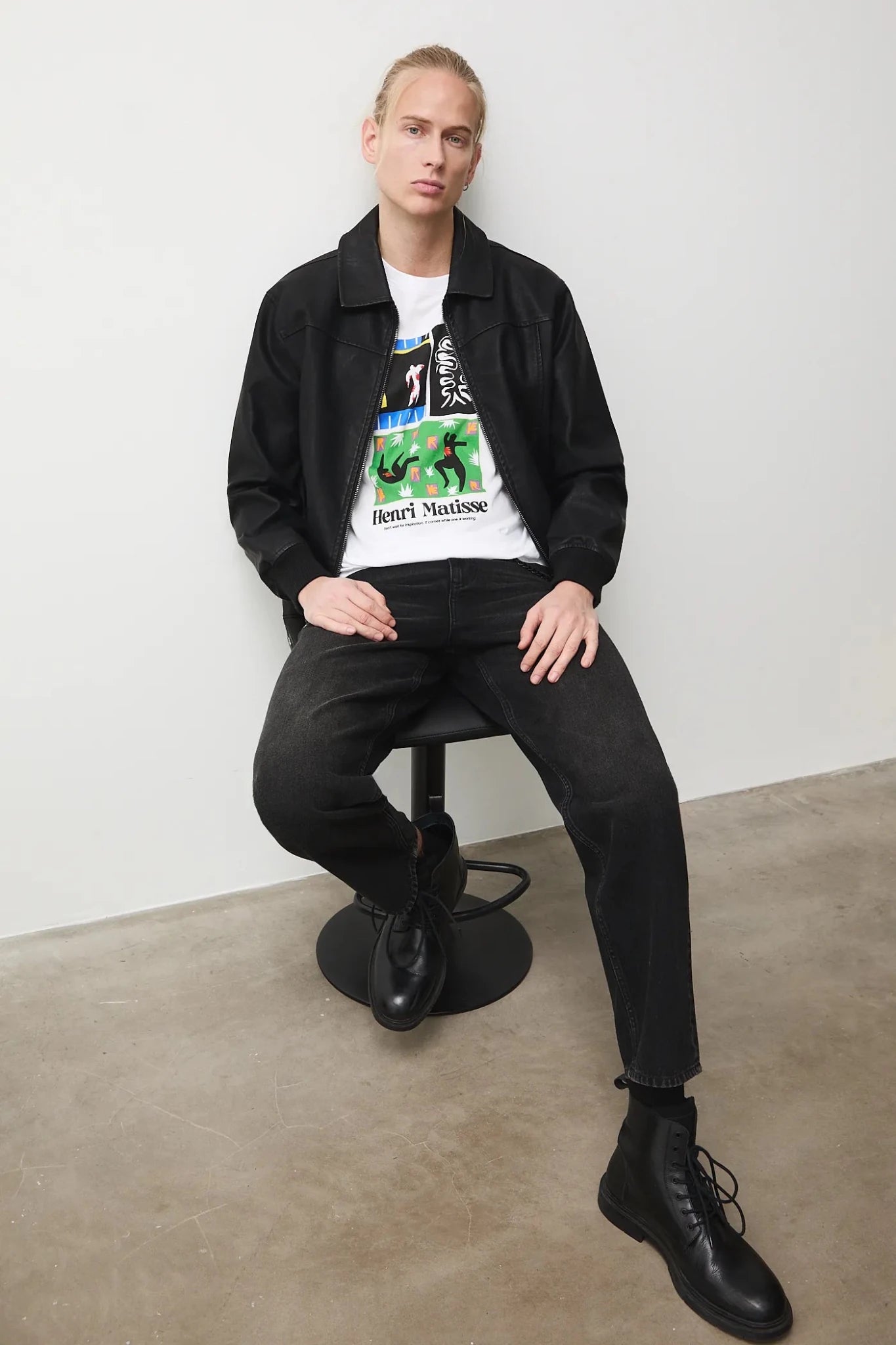 Мъжка тениска "Nature" с абстрактен арт принт Medicine Roberto Fashion Store T-shirt RS26TSM251-00X-M M