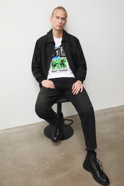 Мъжка тениска "Nature" с абстрактен арт принт Medicine Roberto Fashion Store T-shirt RS26TSM251-00X-M M