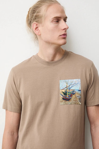 Мъжка тениска с принт на джоба Medicine Roberto Fashion Store T-shirt RS26TSM262-80X-S S