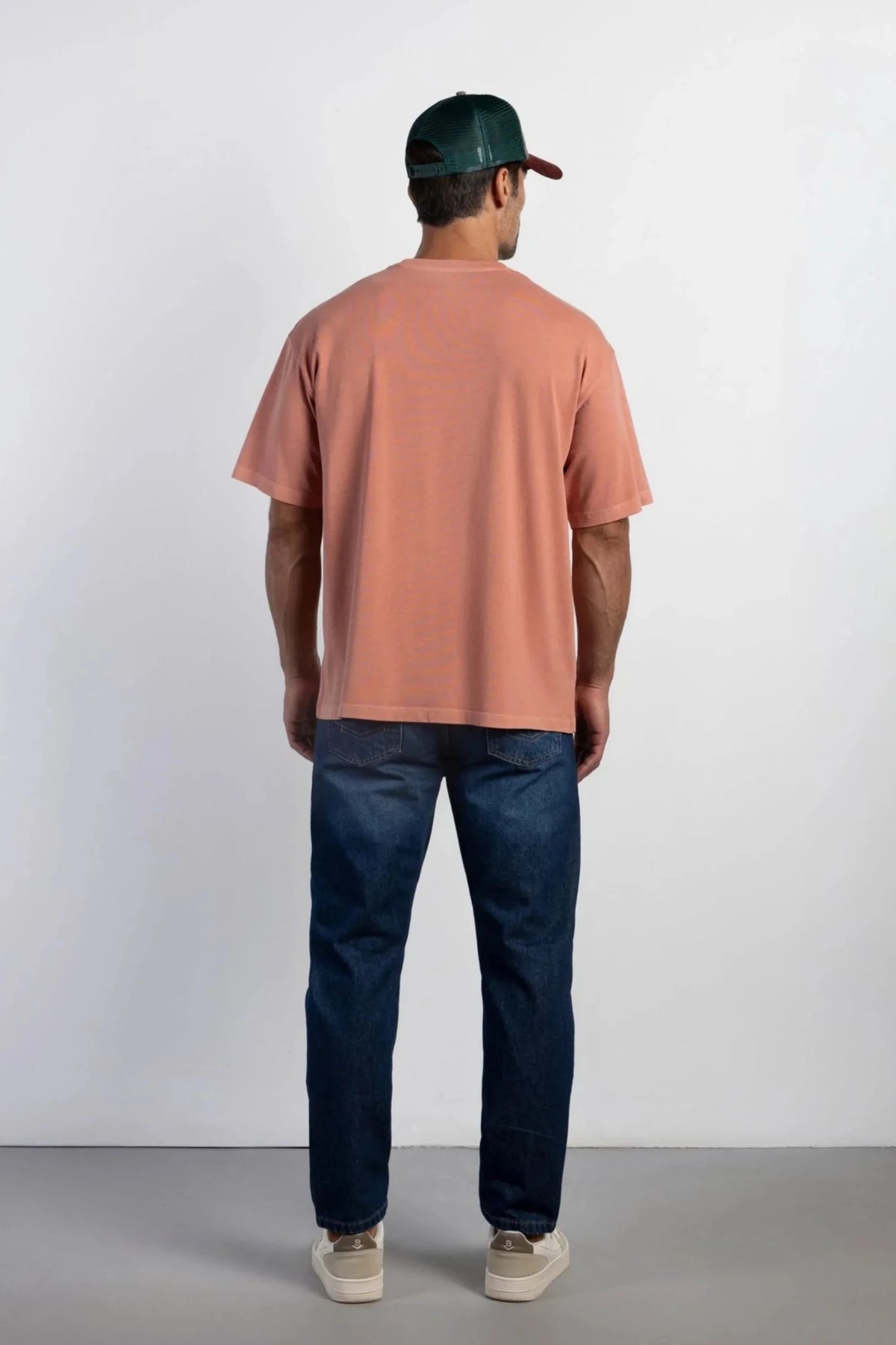 Мъжки дънки Slim Fit - Протрито синьо Boston Roberto Fashion Store Jeans MAY83890417-40 40