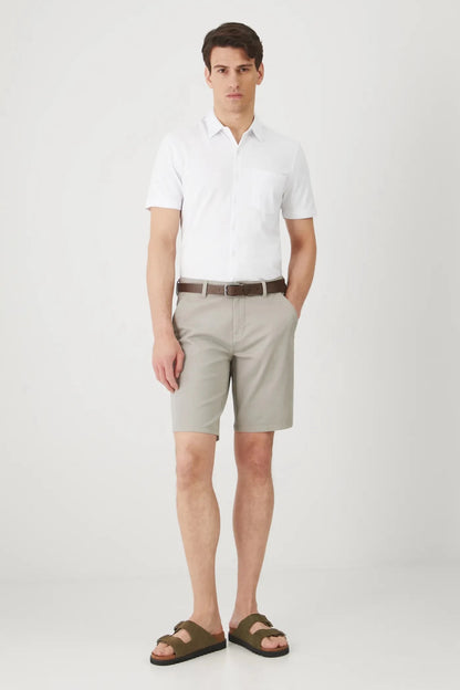 Мъжки къси панталони за всякакви поводи в светло сив цвят Medicine Roberto Fashion Store T-shirt RS25SZM070-09A-S S