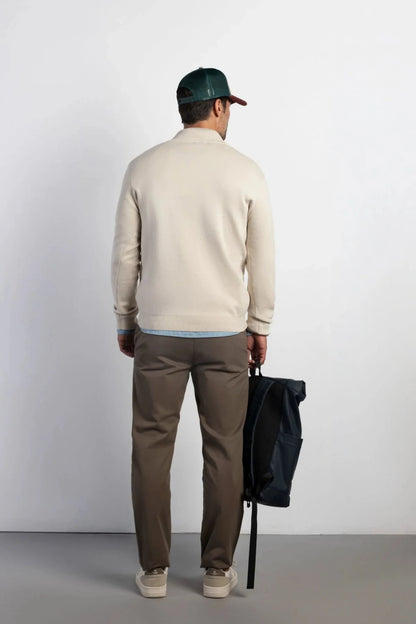 Мъжки панталон "Chino" - Мока Boston Roberto Fashion Store T-shirt MAY83830317-40 40