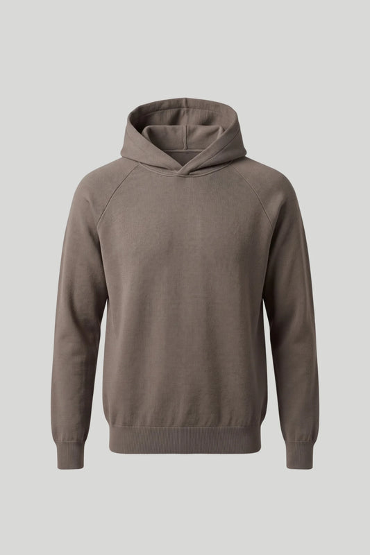 Мъжки пуловер с качулка Boston Valencia - мока Boston Roberto Fashion Store Sweater MAY83409317-S S