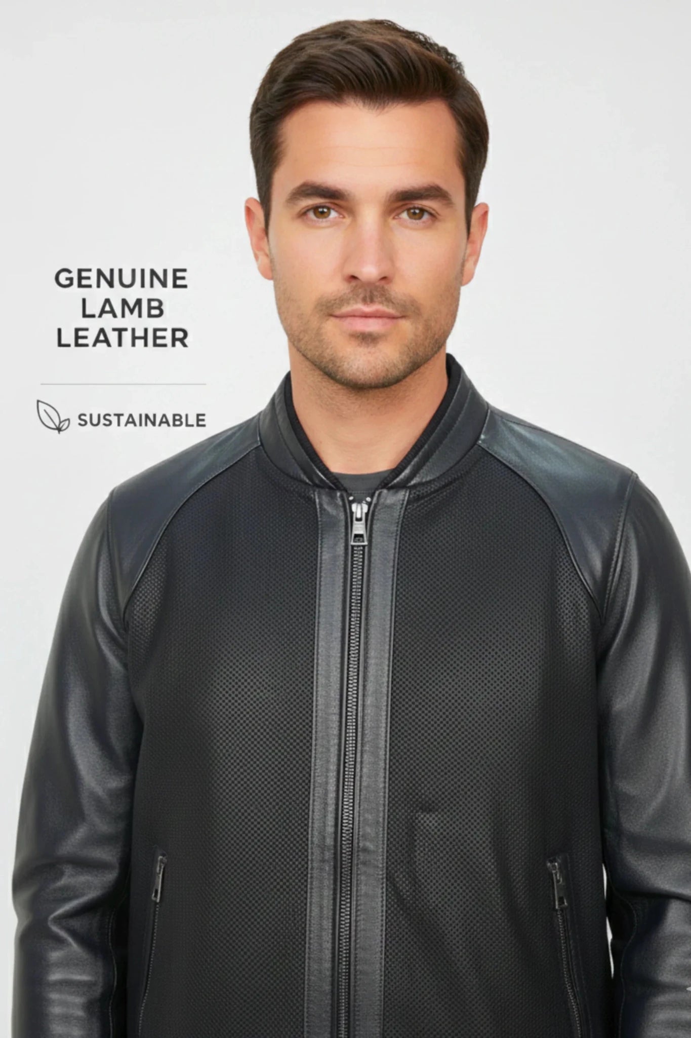 Мъжко Кожено Яке, Черен Roberto Fashion Roberto Fashion Store Jacket LEA2601JACBLKVELXL M