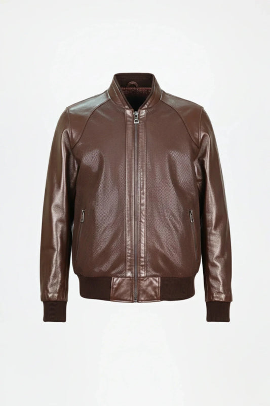 Мъжко Кожено Яке, Кафяв Roberto Fashion Roberto Fashion Store Jacket LEA2601JACBROVELXL M