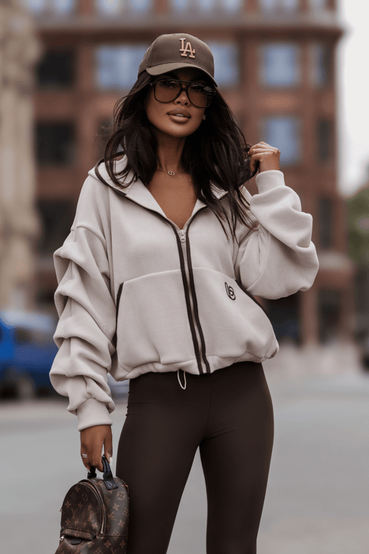Поларена блуза SNUG, бежова LaBalancia Roberto Fashion Store Set 5907378523986 UNI