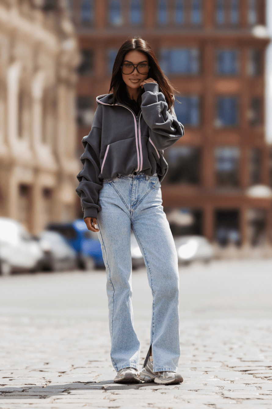 Поларена блуза SNUG, графит LaBalancia Roberto Fashion Store Set 5907378523955 UNI