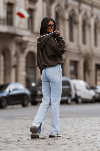 Поларена блуза SNUG - кафяво LaBalancia Roberto Fashion Store Set 5907378523979 UNI