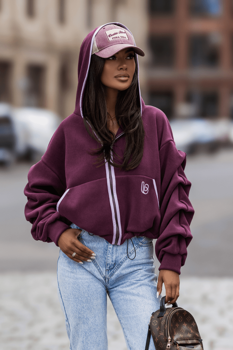 Поларена блуза SNUG - сливов цвят LaBalancia Roberto Fashion Store Set 5907378523948 UNI