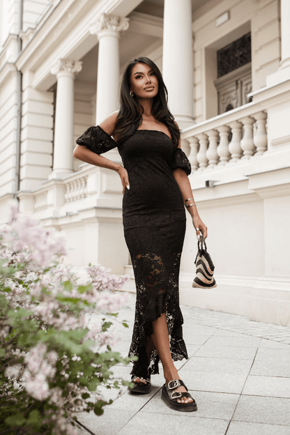 Рокля CALMA - черна LaBalancia Roberto Fashion Store Dress 5907378522774 M