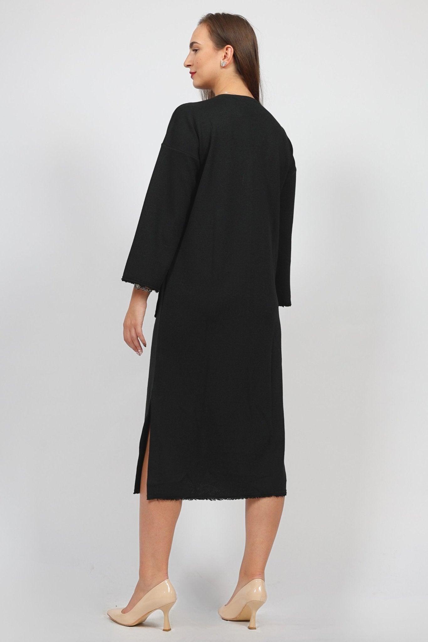 Рокля, Черен Serianno Collection S Roberto Fashion Store One piece SER0111DRSBLKKNIS S Черен