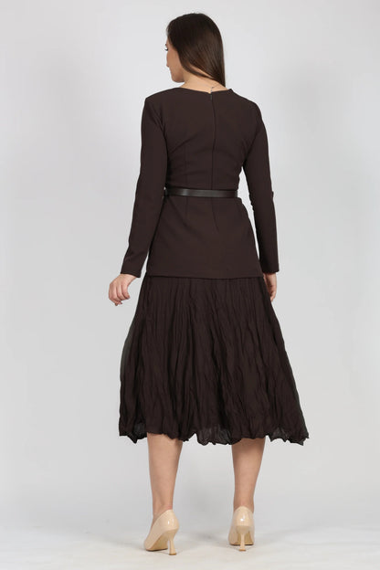 Рокля, Кафяв Setre Roberto Fashion Store One piece STR0612DRSBRWLNG36 36