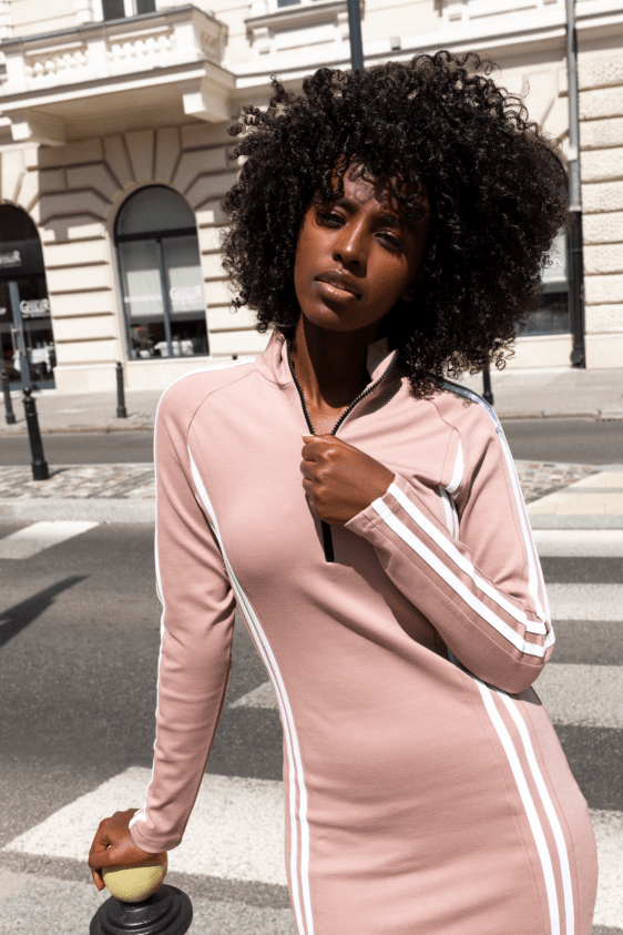 Рокля от премиум визкоза с елегантна лента - Модел в бежов цвят LaBalancia Roberto Fashion Store Shirt 5907378504060 S