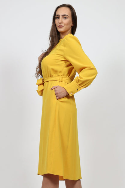 Рокля, Жълт VIPART Roberto Fashion Store One piece VPR0211DRSYELFOR38 38 Жълт