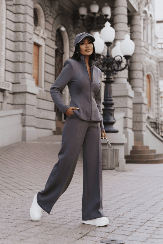 Унисекс комплект TOKYO в графитен цвят – стилен дизайн LaBalancia Roberto Fashion Store One piece 5907378527441 S